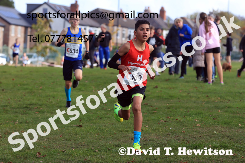 Boys Under-14s 2026 Northern Cross Country Relays, Graves Park, Sheffield. Photo: David T. Hewitson/Sports for All Pics